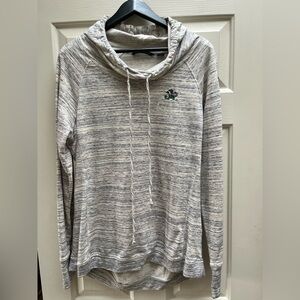 Cutter & Buck Women's Heathered Gray Notre Dame Hoodie